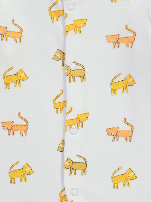 George Pack of 3 "Cheeky Little Cutie" Sleepsuits