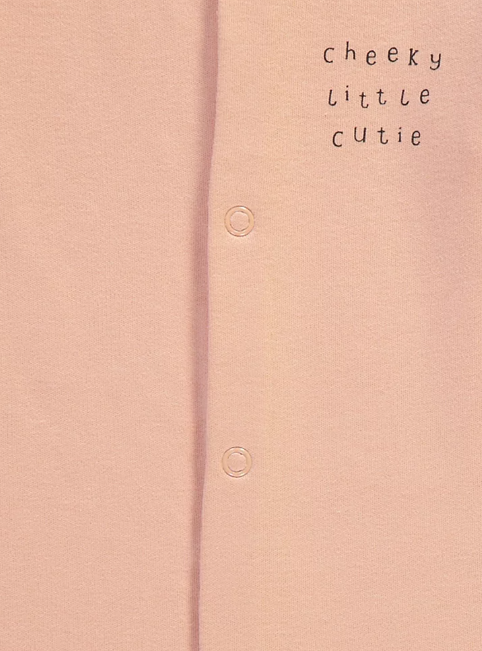George Pack of 3 "Cheeky Little Cutie" Sleepsuits