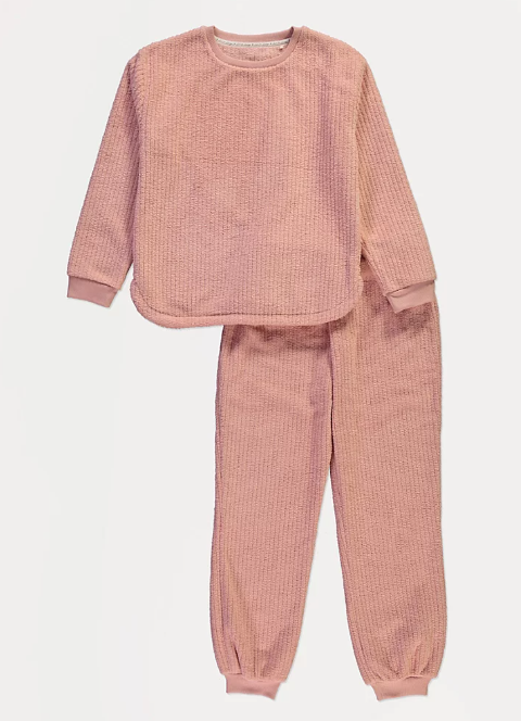 George Fleece Shirt and Trouser Set