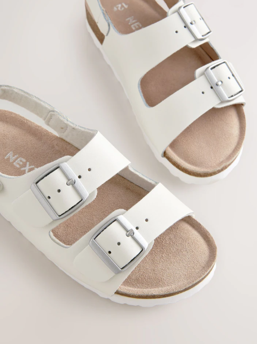 Next Touch Fastening Strap Corkbed Sandal