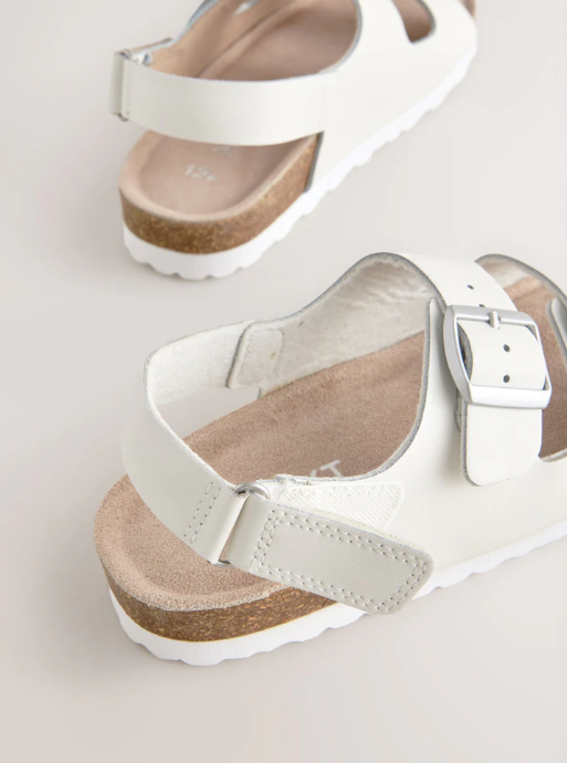 Next Touch Fastening Strap Corkbed Sandal