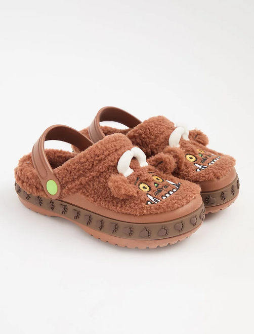 George The Gruffalo Faux Fur Clogs