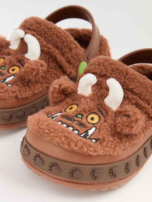 George The Gruffalo Faux Fur Clogs