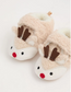 George Reindeer Fleece Lined Slipper Booties