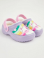 George Lilac Unicorn Fleece Lined Clogs