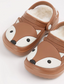 George Tan Fox Faux Fur Lined Clogs