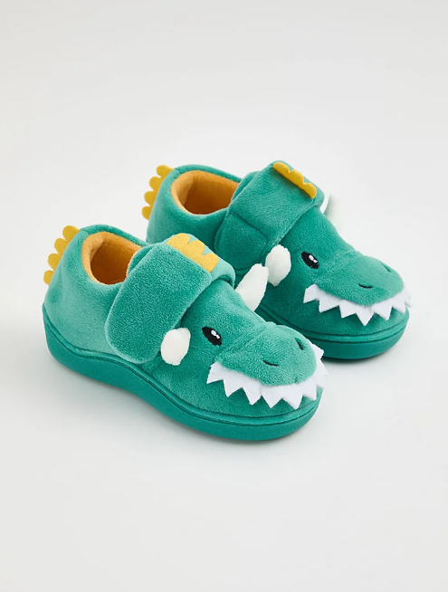 George 3D Dinosaur Spike Cupsole Slippers