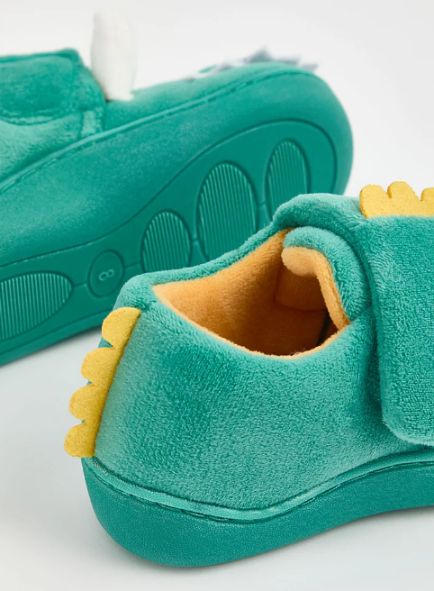 George 3D Dinosaur Spike Cupsole Slippers