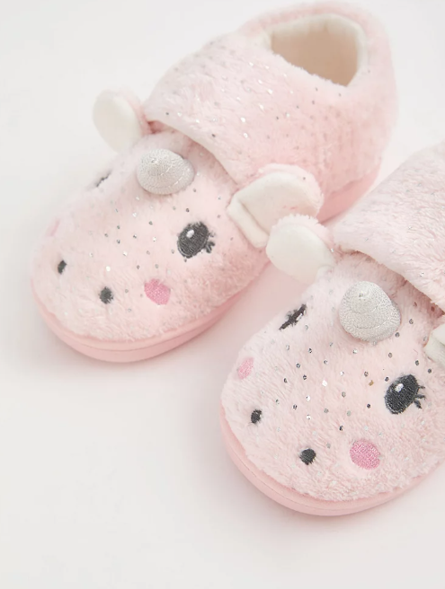 George Foil Unicorn Cupsole Slippers