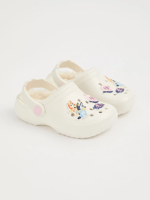 George Bluey Badge Fleece Lined Clogs