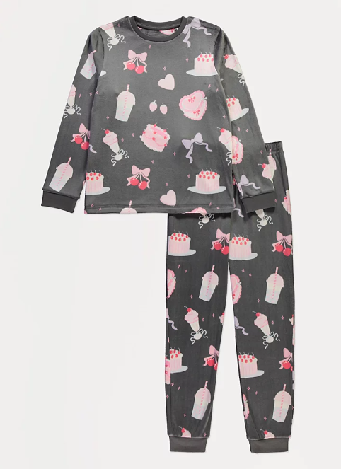 George Velour Shirt and Trouser Set