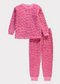 George Leopard Print Borg Fleece Shirt & Trouser Set