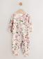 Next Floral Fleece Lined Sleepsuit