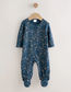 Next Bear Print Sweat Sleepsuit