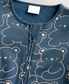 Next Bear Print Sweat Sleepsuit