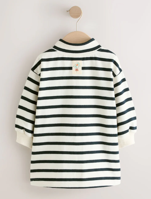 Next Apple Print Fleece lined long Sweat Shirt