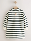 Next Apple Print Fleece lined long Sweat Shirt