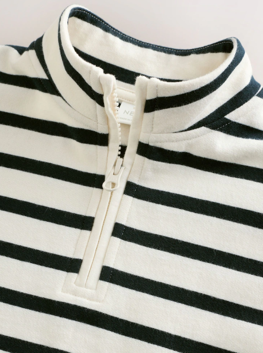 Next Apple Print Fleece lined long Sweat Shirt