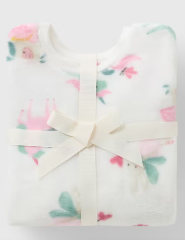 Matalan Unicorn Print Fleece Shirt and trouser Set
