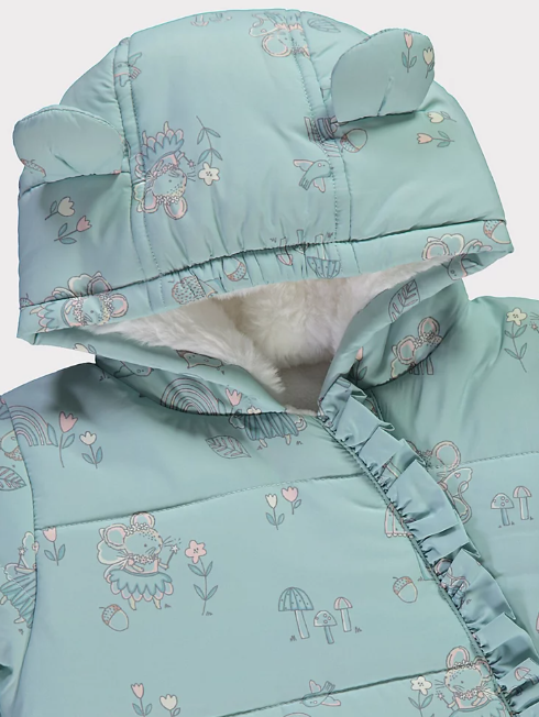 George Woodland Mouse Hooded Pramsuit