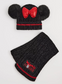 George Disney Minnie Mouse Knitted Bow Hat and Scarf Set