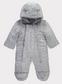 George Faux Fur Hooded Snowsuit