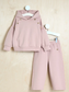 George Gold Button Hoodie and Trouser Set