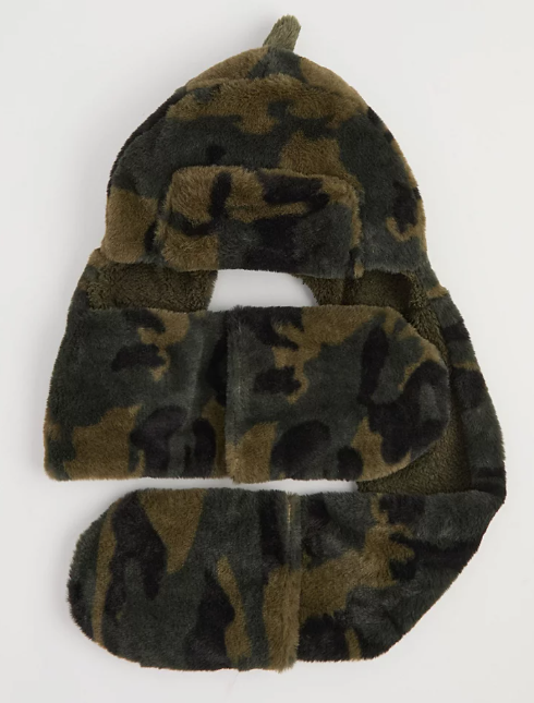 George Camouflage Hooded Scarf