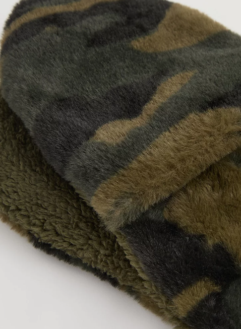 George Camouflage Hooded Scarf