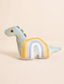 George Rainbow Dinosaur Fleece Sleepsuit and Toy Set