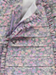 George Lilac Floral Frill Hooded Pramsuit