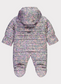George Lilac Floral Frill Hooded Pramsuit