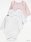 George pack of 3 long Sleeves Bodysuits