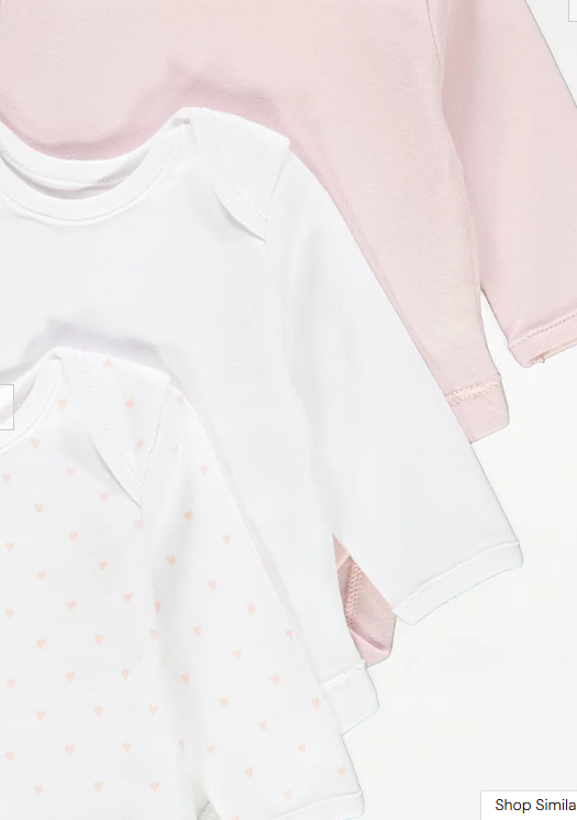 George pack of 3 long Sleeves Bodysuits