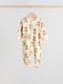 Next Bears print Sleepsuit