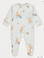 George Rabbits print Sleepsuit