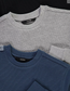George Pack of 3 Long Sleeve Ribbed Shirts