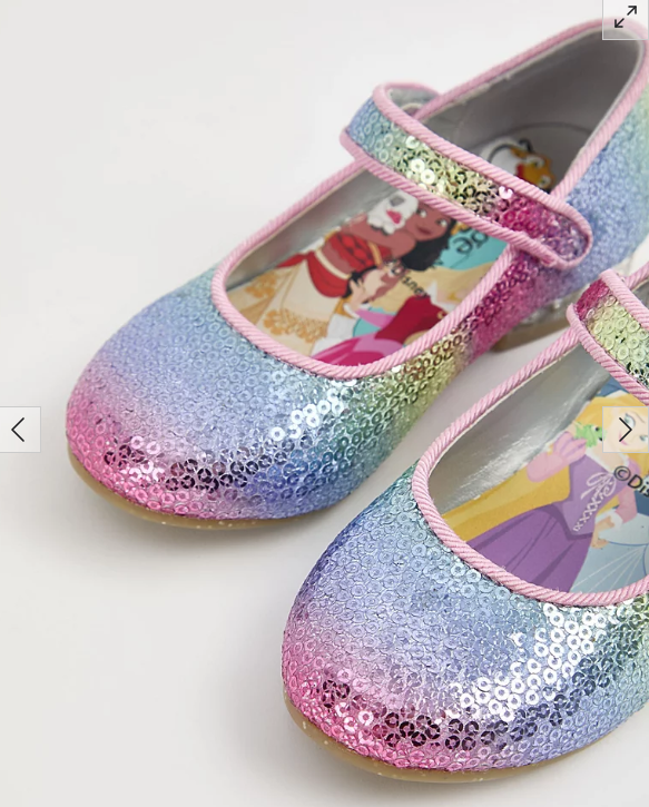 George Disney Princess Sequin Light Up Pumps