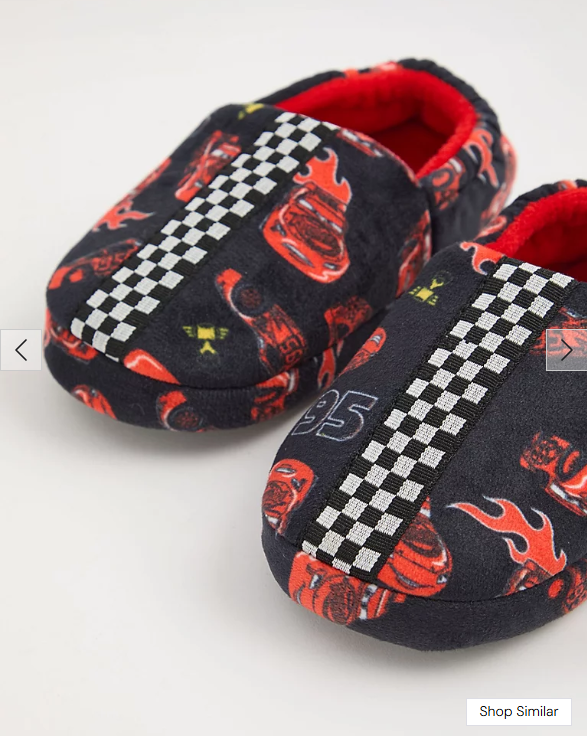George Disney Cars Lightning McQueen Full Back Slippers