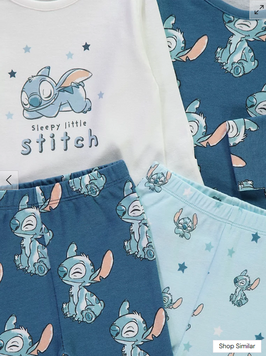 George Disney Lilo and Stitch Long Sleeve Pyjama