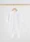 Next Velour Stars print Sleepsuit
