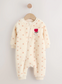 Next Sherpa Embroidered Tulip Sleepsuit