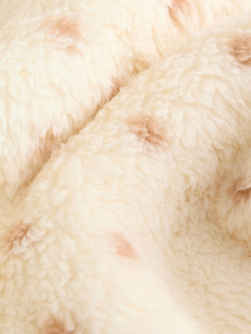 Next Sherpa Embroidered Tulip Sleepsuit