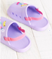 Tu Clothing Lilac Fruit Badge Ankle Strap Clog