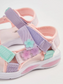 George Pink Flower Chunky Light-Up Trekker Sandals