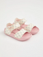 George Cream Stripe Rainbow Sandals