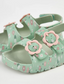 George Floral Daisy Double Buckle Strap Sandal