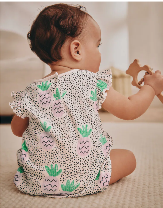 Next Pineapples Print Romper