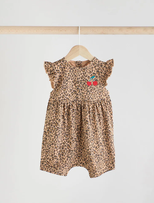 Next Embroidered Cherry Romper