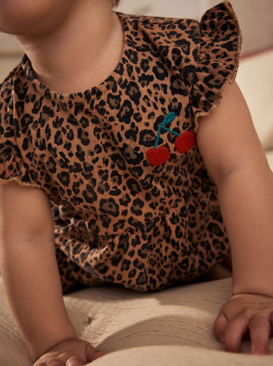 Next Embroidered Cherry Romper